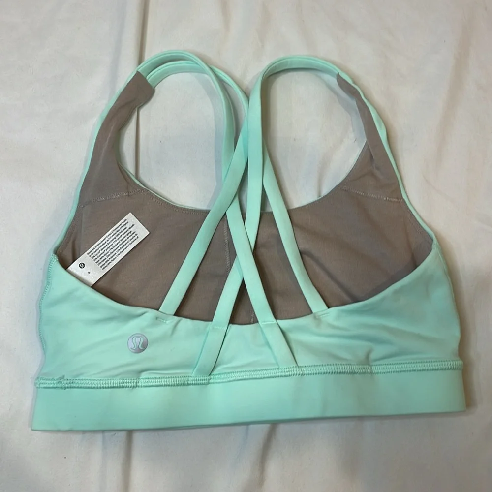 Lululemon Sz 4 Bra in Teal - Picture 2 of 4
